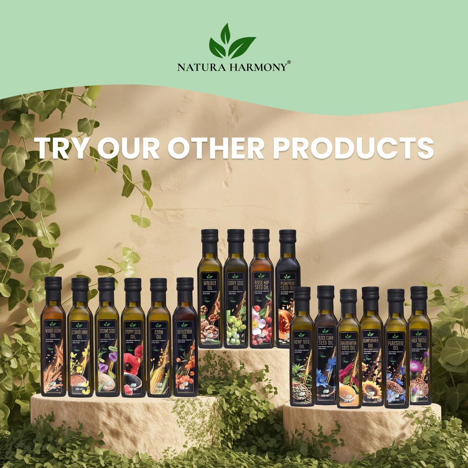 Walnut Oil 250ml, Virgin Cold Pressed, Unrefined, Oil for Cooking, Vegan, Omega - Image 3 of 4