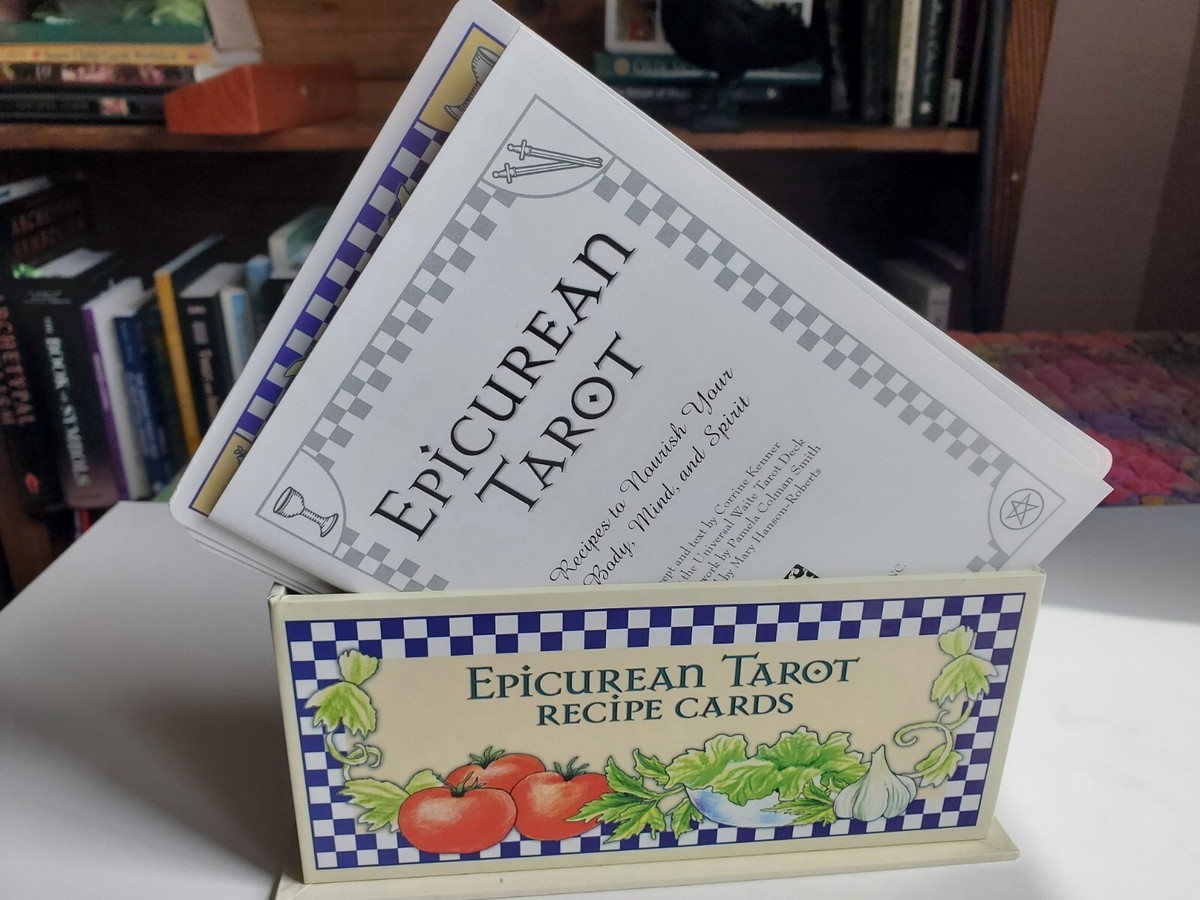 EPICUREAN TAROT RECIPE CARDS, Corrine Kenner, 2001, OOP EPICUREAN TAROT RECIPE CARDS, Corrine Kenner, 2001, OOP