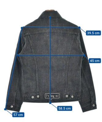 ★GENERAL IDEA★ New York Cozy Man to Man BLACK SBD1U02005 Y's BANG ON! Denim Jackets Black(Denim) 1(Approx. S