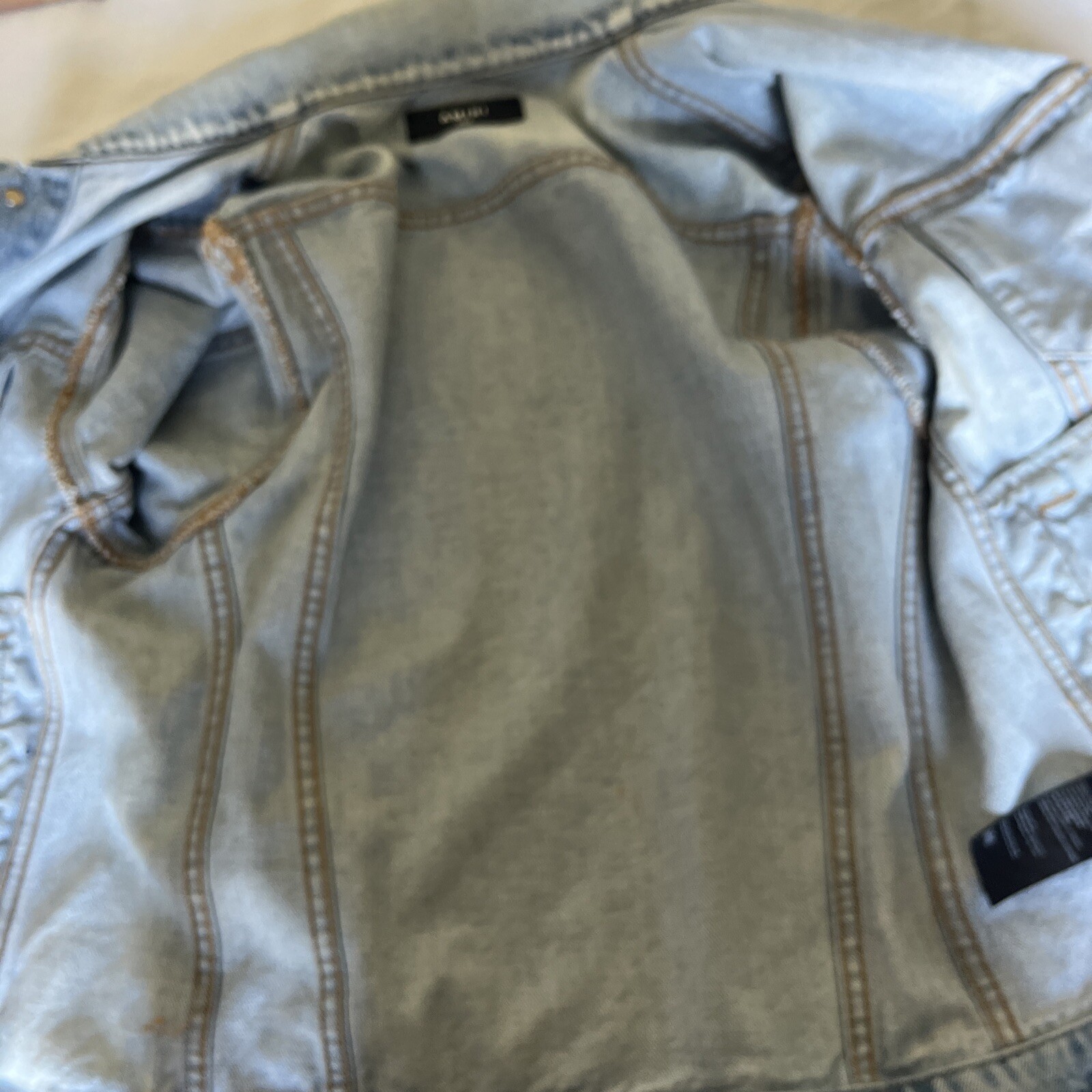 Amiri X Zigzag Jean Jacket 100 Authentic ✅💯💯 image 5