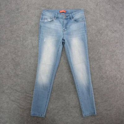 Astor Jeans Women's 6/7 Blue Light Wash Skinny Jeans