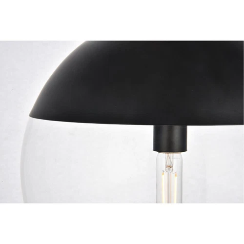 Black Pendant Light Fixture Mid Century Modern Glass Shades Dining Room Lighting - Picture 8 of 11