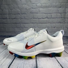 Nike Force Trout 9 Pro MCS Baseball Cleats 'Rainbow' FB2908-106 Men’s Size 10.5