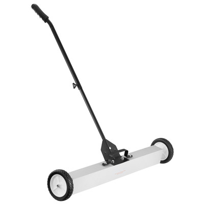 36'' Magnetic Sweeper with Wheels 55Lbs Rolling Sweeper Lawn Yard Grass