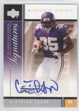 2005 NFL Players Rookie Premiere Signatures Ciatrick Fason #RS-CI Auto RC 0p5