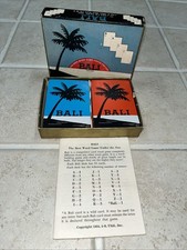 Vintage Bali 2 Deck Word Card Game 1954 Complete Set