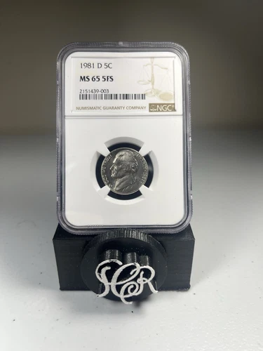 1981-D Jefferson Nickel MS-65 5FS NGC