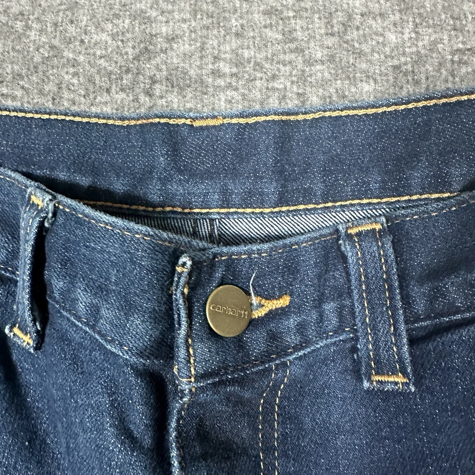 Carhartt Jeans Modern Fit Blue Denim Workwear LOT 2 Men’s 38x32 Stretch 386-83 - Image 4 of 4