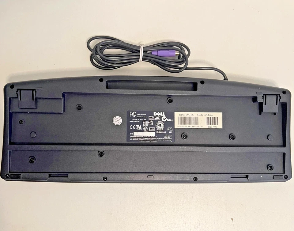 DELL DP/N 09C487 DESKTOP PC KEYBOARD--BLACK--FOR HOME OR OFFICE--EXCELLENT USED - Image 2 of 4