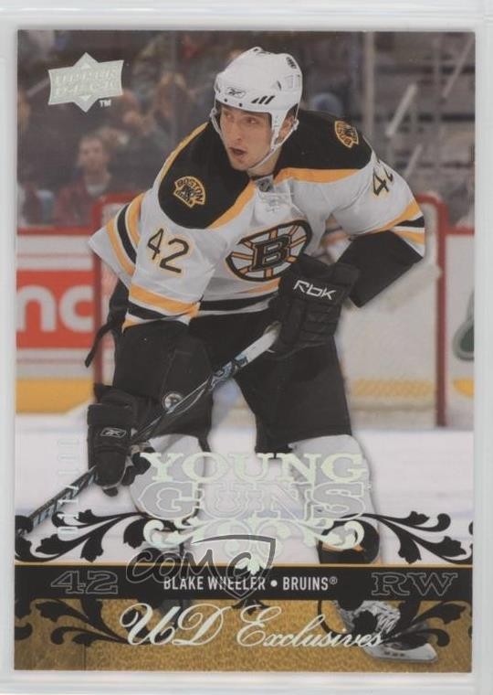 2008-09 Upper Deck Young Guns UD Exclusives 11/100 Blake Wheeler #202 0o5t