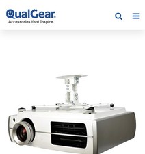 QualGear Projector Ceiling Mount QG-PM-002-WH...