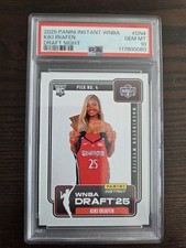 Kiki Iriafen 2025 Panini Instant WNBA #DN-4 Draft Night Rookie PSA 10 Gem Mint