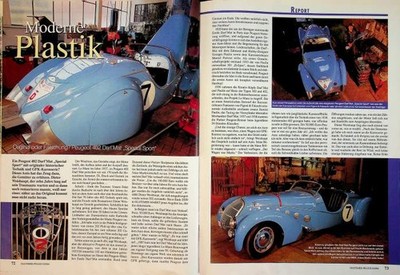 Oldtimer Praxis 1986) Peugeot 402 Darl´Mat Special Sport mit 60PS in einer selte