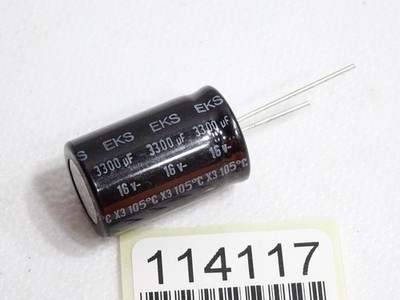 EKS  Kondensator 3300uF 16V / Neu
