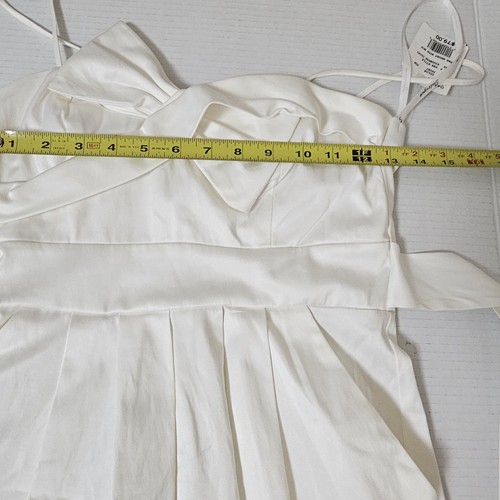 Neu Vintage Intrigue Kleid schwarz Schleife Spaghettiträger Gr. 2 David's Bridal - Bild 6 von 12