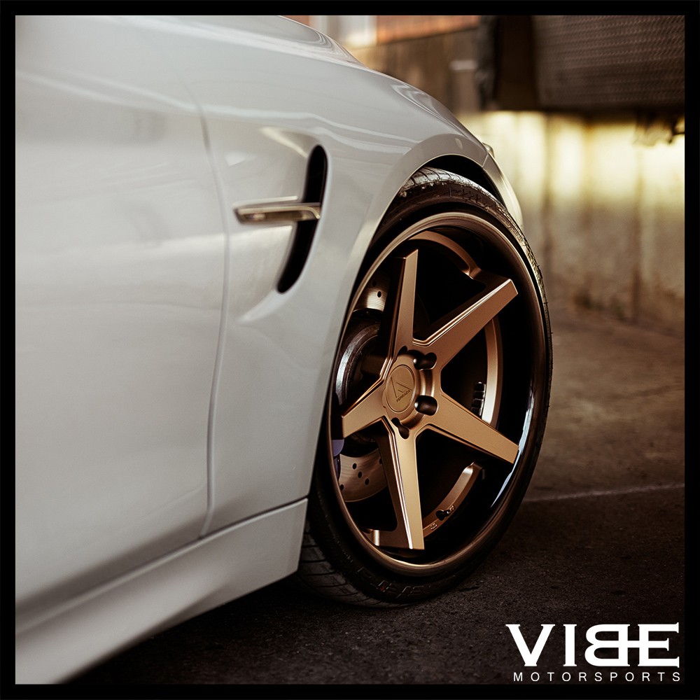 20" FERRADA FR3 BRONZE CONCAVE WHEELS RIMS FITS AUDI R8