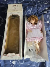 The Leonardo Collection Bellerina Porcelain Doll, Laura, Musical Swan Lake. 