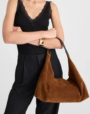 Madewell The Mylie Shoulder Bag Italian Suede Women’s Purse Tote