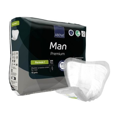 2 St. Abena Man Formula 1,  Probe zum Testen,4 Tropfen, ähnlich Tena Men Level 2