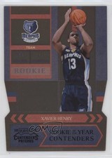 2010-11 Playoff Contenders Patches Black Die-Cut 31/49 Xavier Henry #11 8f4