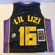 Lil Uzi Vert Autographed Jersey JSA COA