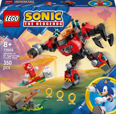 NEW LEGO 77005 Sonic the Hedgehog Knuckles vs. Dr. Eggman Egg Crusher Mech