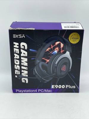 EKSA E900 PLUS GAMING HEADSET MIC 7.1 NOISE CANCELING - BLACK/SILVER
