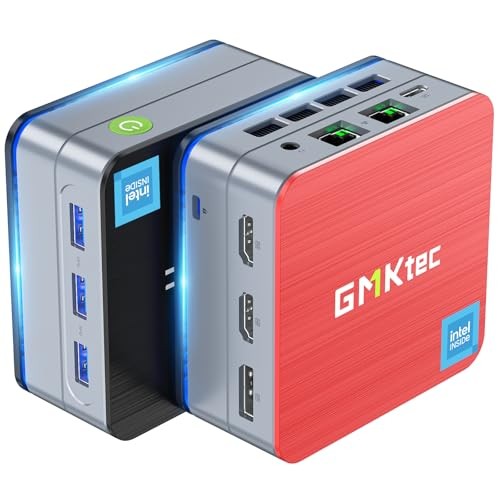 GMKtec Mini PC N150 12GB 512GB SSD Win11 Pro WiFi6 BT5.2 3.6