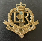 100% Genuine Post WW2 QC Royal Military Police Brass Cap Badge BIN £8.99
