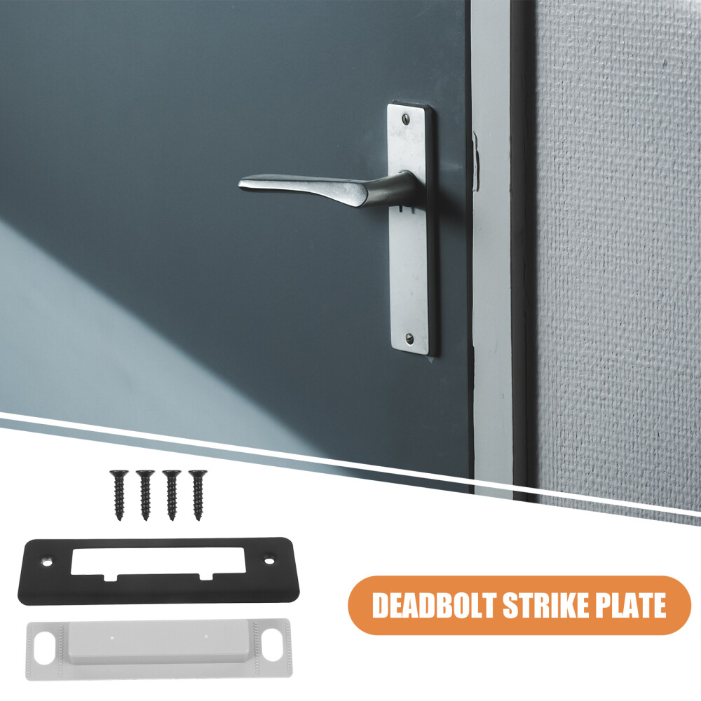 Deadbolt Strike Plate Front Door Reinforcement Door Knob Plate Supply