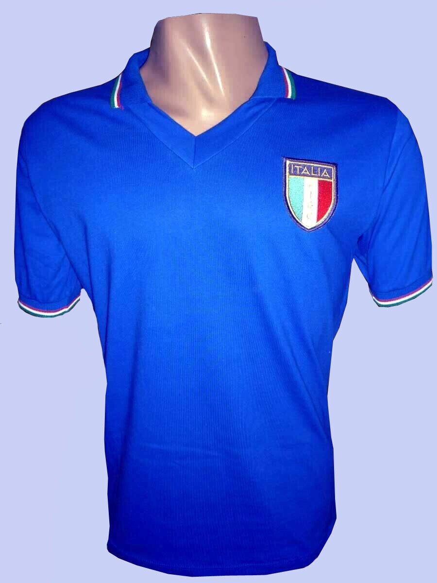 ITALY - FIFA WORLD CUP SPAIN 1982 - Vintage JERSEY Replica - PAOLO