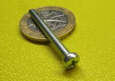 Zinc Steel Pan Head Metric Machine Screw, M3 x 0.5 x 40 mm 100 Pcs 