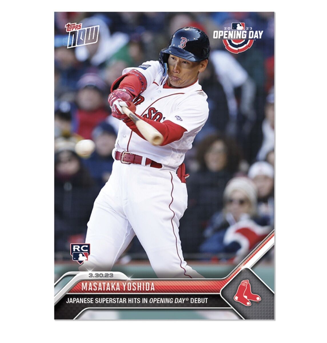 2023 Topps Now Masataka Yoshida Rookie Card RC Japanese Superstar