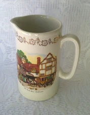 Lord Nelson Pottery Old Coach House Woolhampton Vintage 5.5" Pitcher Mug London