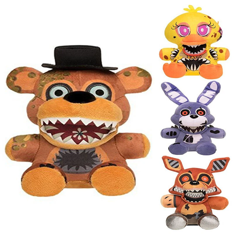 FNAF Five Nights at Freddy's Plushie Toys Plush Bear Foxy Bonnie Chica Gift