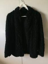 Pelliccietta nera sintetica , ASOS Petite,  taglia S