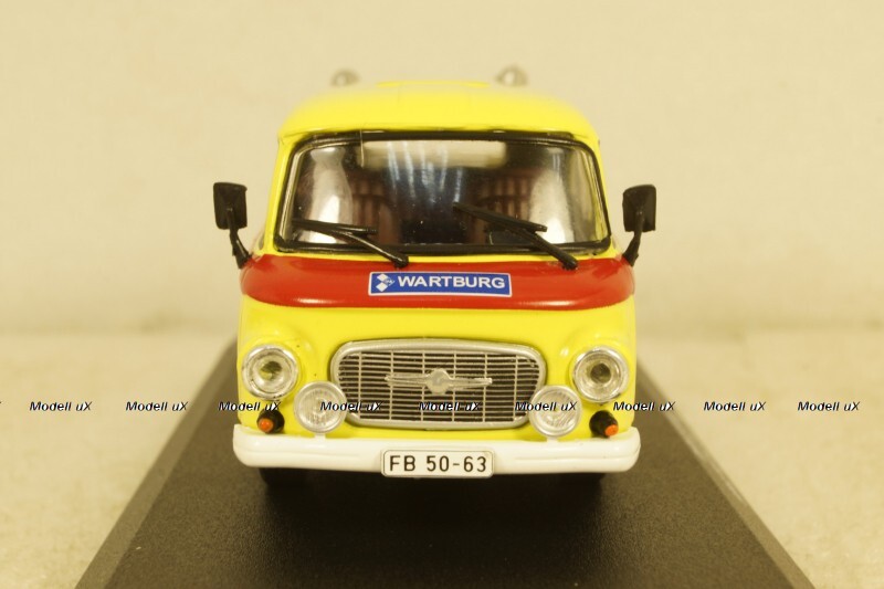 BALKAS バルカス B1000 1/43 新品未使用 Barkas B 1000, Team Wartburg, Rally Assistance №36, Altaya 1