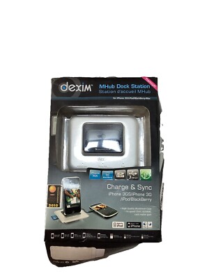Dexim MHub Dock Station Premium for iPhone iPod Blackberry and Mac