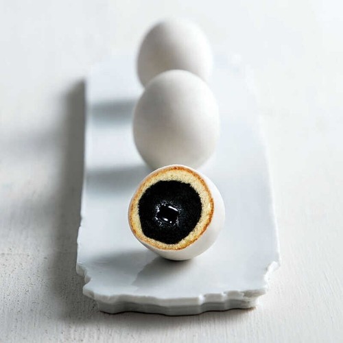 Black Sesame Egg Castella Cake Gomatamago Ginza TAMAYA Chocolate Sweet Japanese - Picture 5 of 35