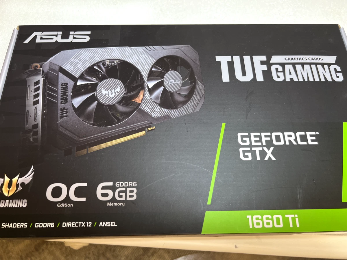 ASUS NVIDIA GeForce GTX 1660 NVIDIA Computer Graphics Cards for