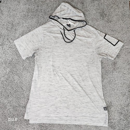 Southpole Shirt Herren Größe XXL Heidegrau Hoodie Hip Hop Kordelzug Freizeit