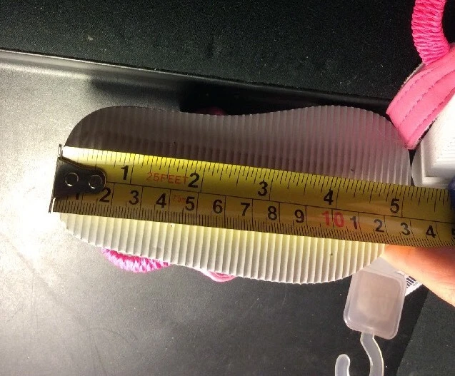 Chanclas Joe Boxer para Niña Plateadas y Blancas Brillantes con Velcro y Rosa Foto 4 de 4