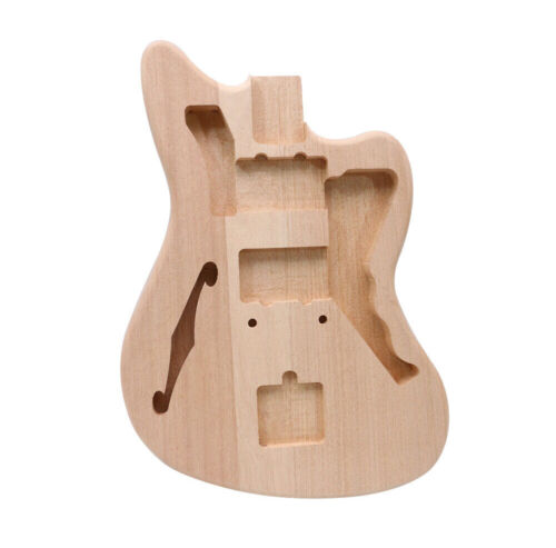 Unfinished Mahogany Electric Guitar Body Bolt on Heel pickup DIY
