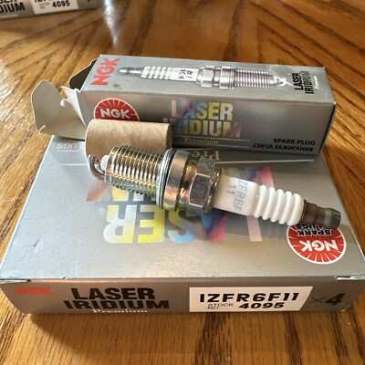 4 Pack Spark Plugs NGK Laser Iridium 4095 IZFR6F11 Genuine