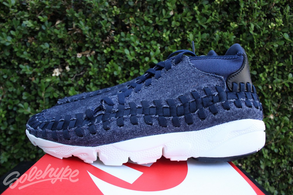 NIKE AIR FOOTSCAPE WOVEN CHUKKA SE SZ 10 OBSIDIAN Bleu noir SAIL 857874 400 NIKE AIR FOOTSCAPE WOVEN CHUKKA SE SZ 10 OBSIDIAN Bleu noir SAIL 857874 400