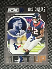 2021 Panini Playbook Football NICO COLLINS RC #NXT-NCO NEXT UP ROOKIE CARD