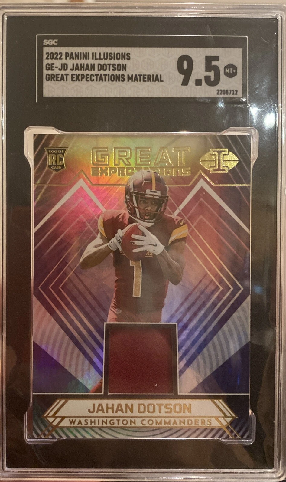 Jahan Dotson Panini Illusions Great Expectations #GEJD Base