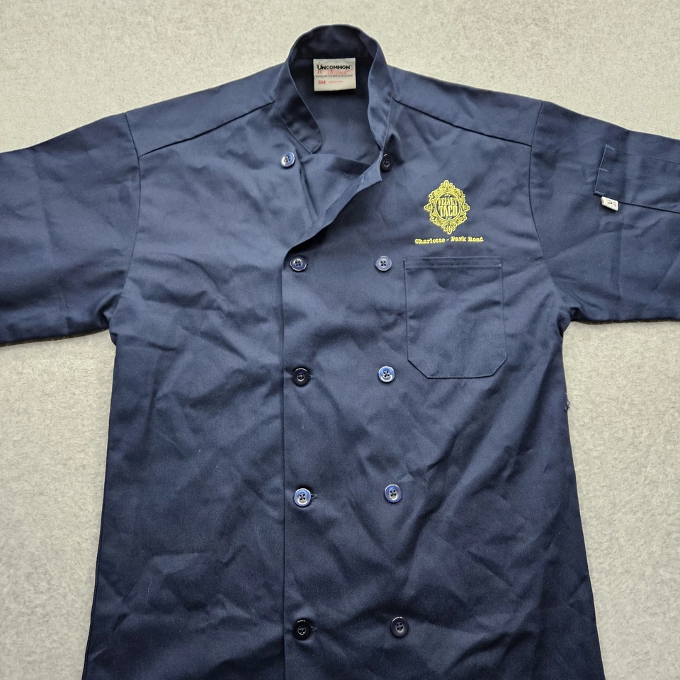 Camisa de trabajo de chef Park Road azul marino pequeña Velvet Taco Charlotte - para hombre Foto 4 de 4