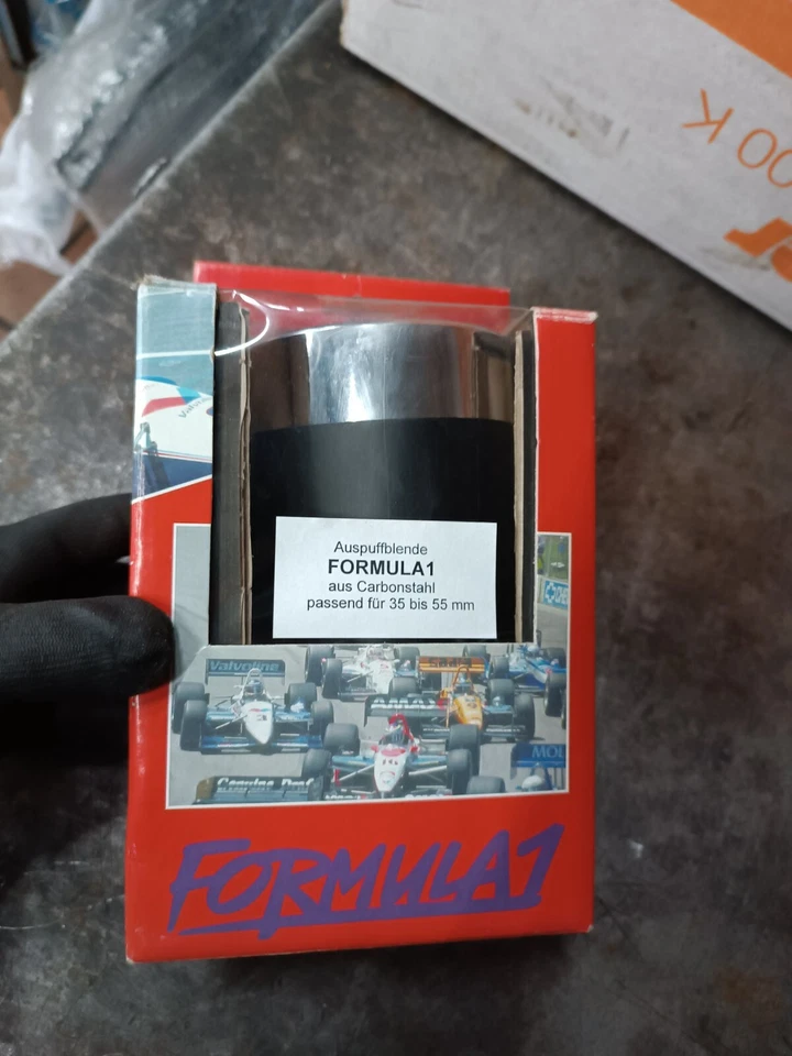 Universal Auspuffblende Endrohr Formula 1 passend für 35 bis 55mm - Bild 2 von 4