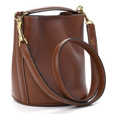 CELINE 16 Bucket Bag Teen Tan Leather for sale online | eBay